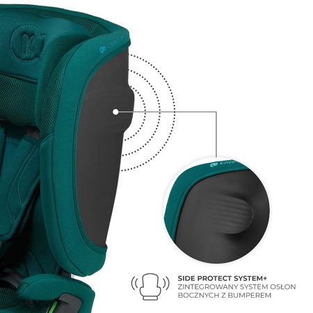Kinderkraft FIX2GO Fotelik Samochodowy 9-36 kg Zielony