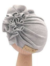 Baby in World Turban Niemowlęcy 6-12mc Szary
