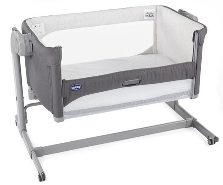 Chicco Next2Me Magic New 2023 Łóżeczko Dostawne Dla Dzieci Moon Grey
