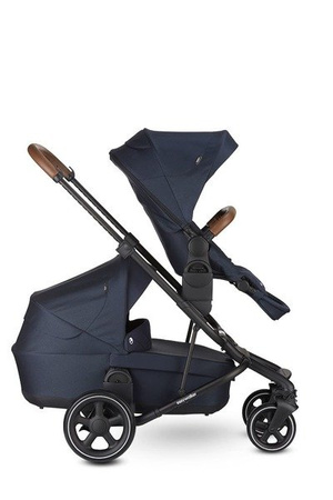 Easywalker Harvey 2  Premium Wózek Spacerowy  Sapphire Blue  (zawiera stelaż, siedzisko z budką, pałąk, folię przeciwdesz. i adapter wysokości) Sapphire Blue