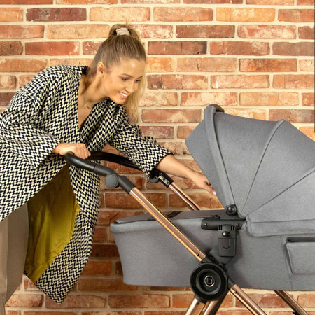 Zokky Ozz Wózek Głęboko-Spacerowy 2w1 Grey Stone