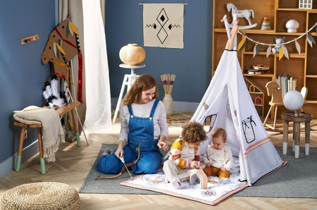 Kinderkraft Tippy Mata Edukacyjna 2w1