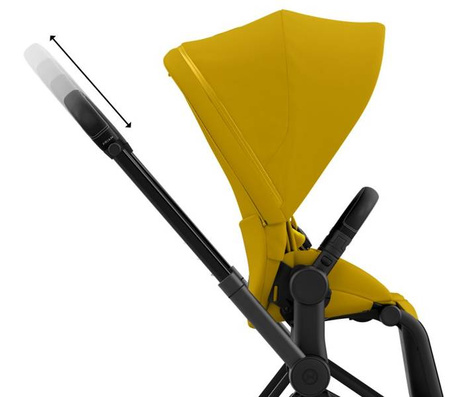 [OUTLET] Cybex Priam 4.0 Mustard Yellow - stelaż Chrome Black