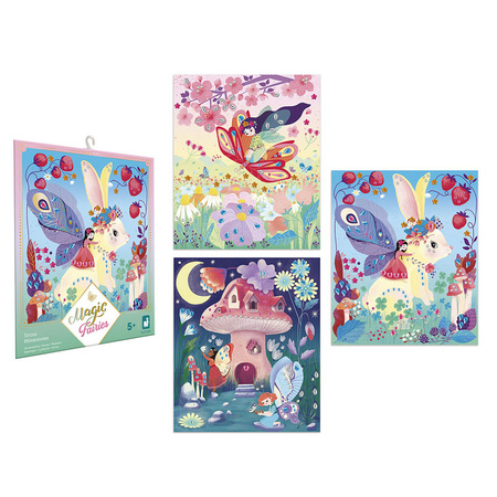 Janod Zestaw artystyczny Czarodziejskie cyrkonie Wróżki Magic Fairies 5+