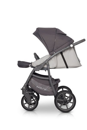 Riko Basic Pastel Wózek Głęboko-Spacerowy 2w1 Stone