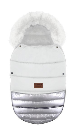 Babyactive Śpiwór Duży  Glossy White Silver DS_07