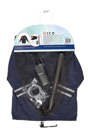 Souza! Kostium policjanta zestaw z czapką i akcesoriami 4-7 lat