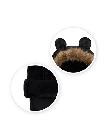 MoMi Śpiworek do Wózka Czarny 