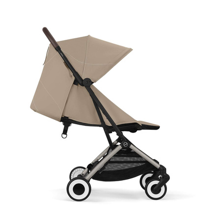 Cybex Orfeo Wózek Spacerowy Rama Taupe Almond Beige 2025 + Cybex Pałąk