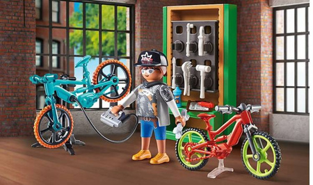  Playmobil Zestaw Upominkowy Serwis Rowerów Elektrycznych 70674