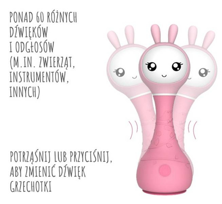 Alilo Króliczek Smarty Bunny  Żółty
