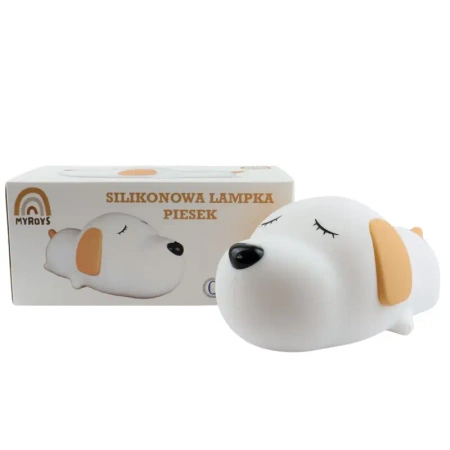 MYROYS Silikonowa Lampka Piesek