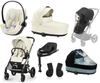 Cybex Balios S Lux 2.0 Wózek Głęboko-Spacerowy Seashell Beige + Cloud G I-Size Fotelik Samochodowy 0-13kg + Baza G + Osłony Przeciwdeszczowe + Adaptery
