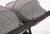 Kekk Spacerowy Wózek Bliźniaczy Xinn Twin Grey