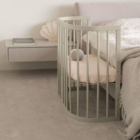 [OUTLET] Waldin Łóżeczko Dziecięce 7w1 z Materacem Oliwkowy