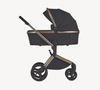 Anex Flo Wózek Głęboko-Spacerowy Solo + Cybex Aton B2 i-Size Fotelik Samochodowy 0-13kg + Baza One Volcano Black	
