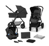 Kinderkraft XMOOV Wózek Wielofunkcyjny 3w1 + Fotelik Mink Black