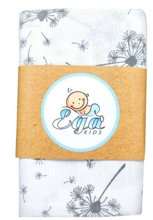 Pielucha Muslin 120/120 Otulacz Dmuchawce 