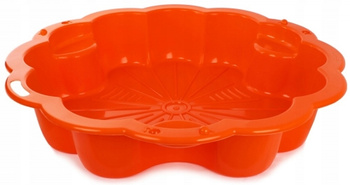 3TOYSM Piaskownica Kwiatuszek Pomarańczowy