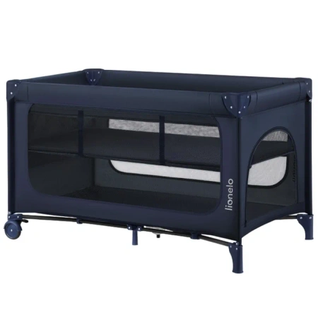 Lionelo Jasmin łóżeczko turystyczne Easy Fold Blue Navy