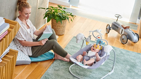 [OUTLET] Kinderkraft Minky Huśtawka Elektryczna Pink