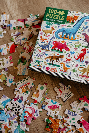 Mudpuppy Puzzle Potężne dinozaury 100 elementów 5+