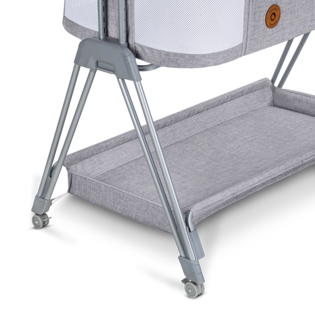 Lionelo Luna Łóżeczko Dostawne Grey Concrete