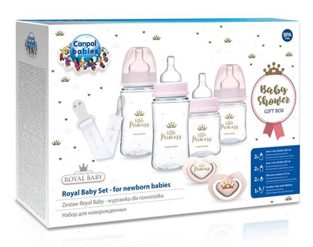 Canpol Baby Zestaw Startowy Royal Baby Set Girl
