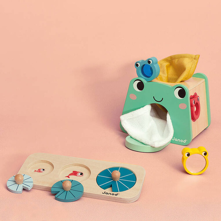USZKODZONE OPAKOWANIE Janod Zestaw zabawek edukacyjnych Box 12 m-cy