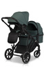 Easy Go Duoflex Wózek Głęboko-Spacerowy Bliźniaczy Rok po Roku Sage Green 2 Siedziska 1 Gondola