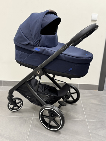 [OUTLET] Cybex Balios S Lux 2.0 Wózek Głęboko-Spacerowy Moon Black /  Ocean Blue 