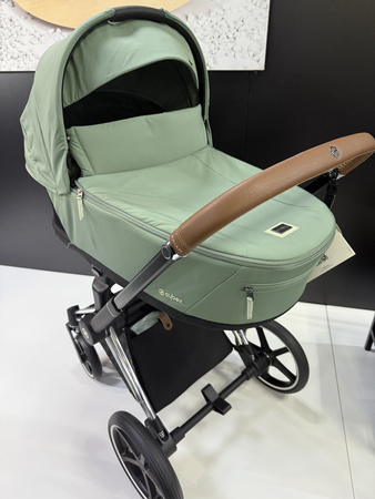 Cybex Priam 4.0 Wózek Głęboki Leaf Green Rama Chrome Brown