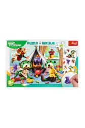 Puzzle 30 el + naklejki - Rodzina Treflików / Stud