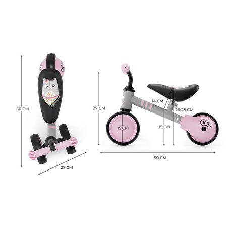Kinderkraft Cutie Mini Rowerek Biegowy Pink