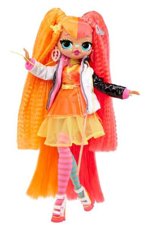 L.O.L. Surprise 707 OMG Fierce Dolls Wysoka Lalka 29cm Neonlicious