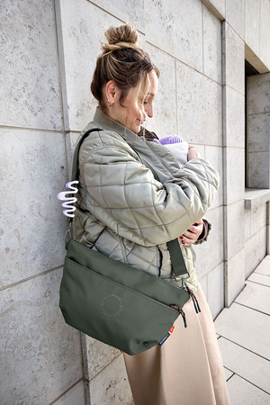 Lassig Green Label Torba dla mam Buggy Bum Bag dark olive