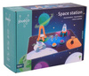 Joueco Drewniana stacja kosmiczna i puzzle