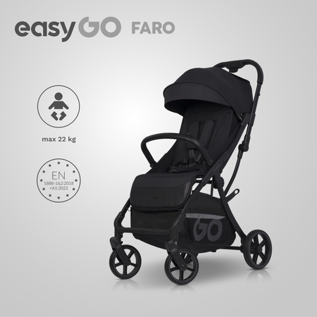 Easy Go Faro Wózek Spacerowy Ebony Black