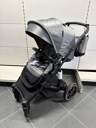 [OUTLET] Kinderkraft Prime 2 Wózek Głęboko-Spacerowy Zestaw 2w1 Shadow Grey
