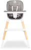 Lionelo Mona Drewniane Krzesełko Do Karmienia Stone