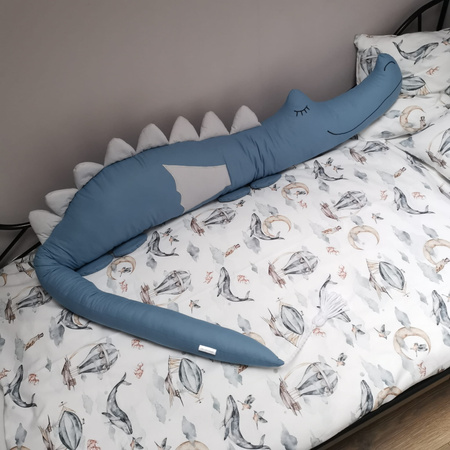 SenLove Smokozaur Poduszka Przytulanka Bawełniana Niebieska