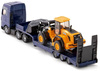 Siku Super Man Truck With Low Loader And Jcb Wheel Loader