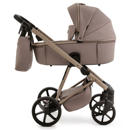 [OUTLET] Adamex Delta Natura 4 Wózek Głęboko-Spacerowy Cappuccino