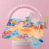 Joueco Drewniane puzzle z uchwytami DINO