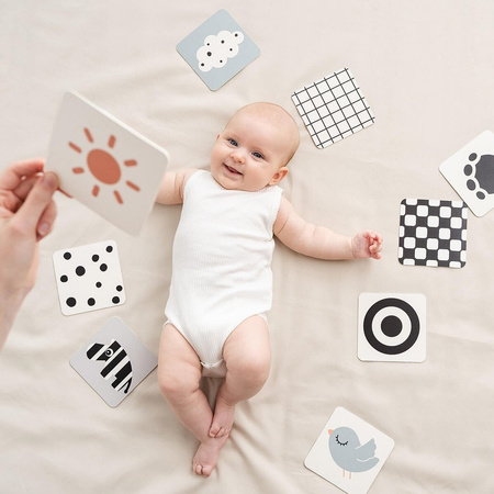 Done by Deer Karty Kontrastowe Dla Niemowlaka Elphee 10szt.