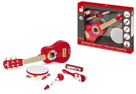 Janod Zestaw Instrumentów Duży Confetti