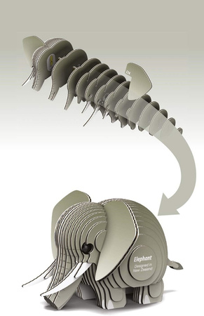 Eugy Eko 3D Układanka Słoń