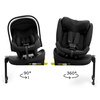 Kinderkraft Zestaw 3w1 Endura Safe Modular System Fotelik Samochodowy 0-36 kg Black