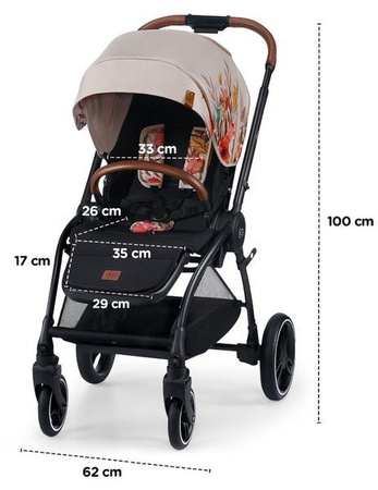 Kinderkraft Evolution Wózek Spacerowy + Cocoon Freedom