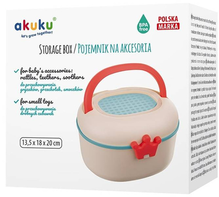 Akuku Pudełko na Grzechotki i Gryzaki A0538 